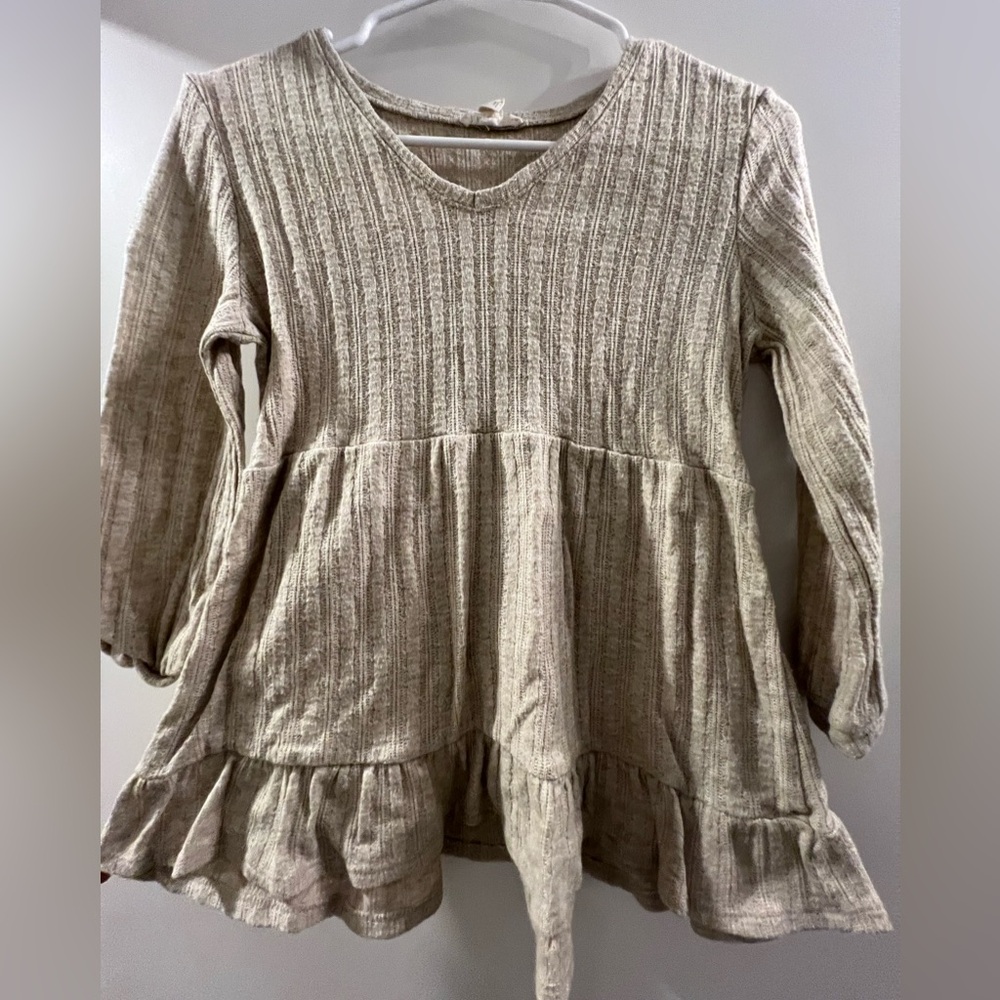 Cozy Beige Knit Shirt